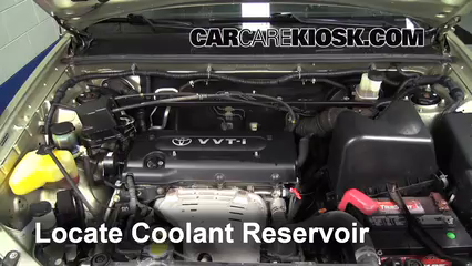 2003 Toyota Highlander 2.4L 4 Cyl. Coolant (Antifreeze) Flush Coolant